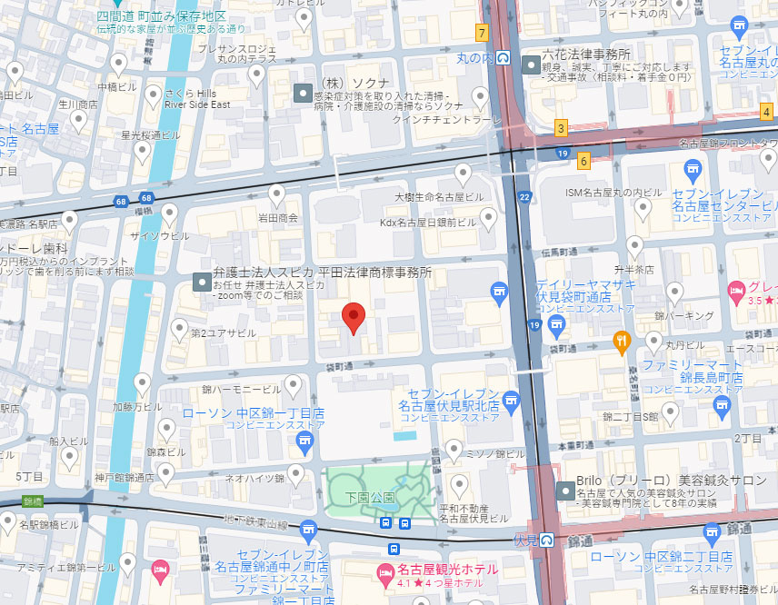 JMFビル名古屋錦01の地図