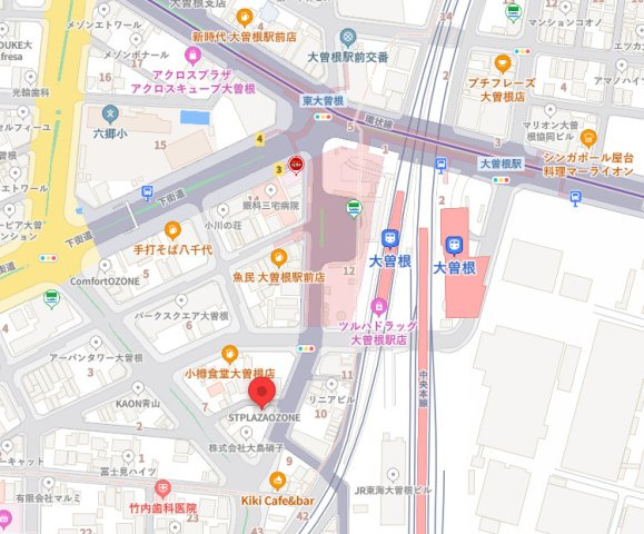 ST PLAZA OZONEの地図
