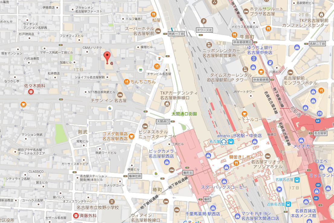 ノリタケ第1ビルの地図