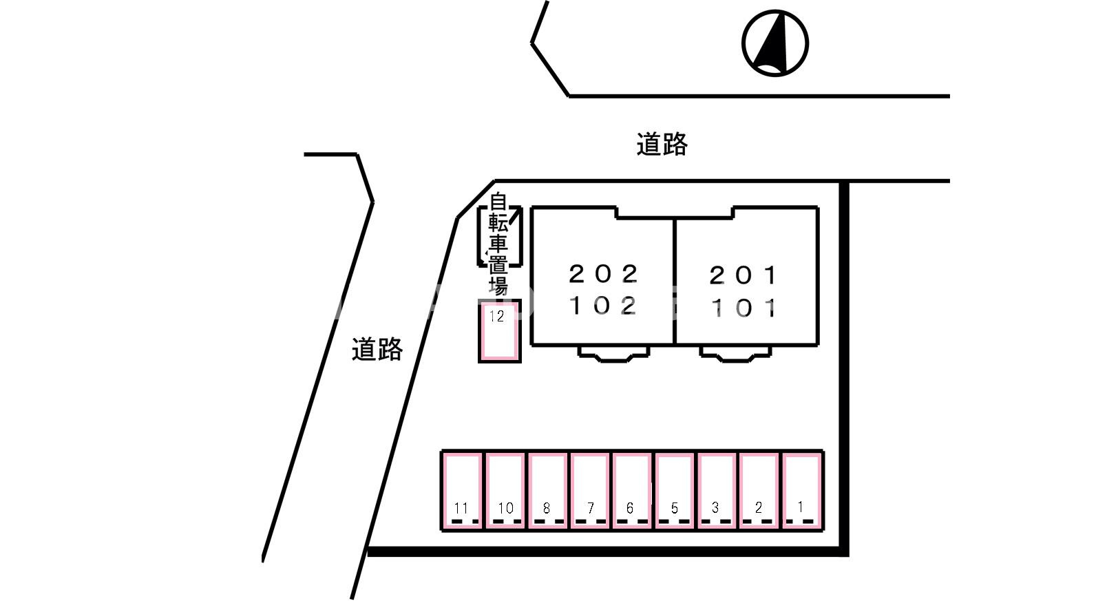フロレスタⅢの区画図