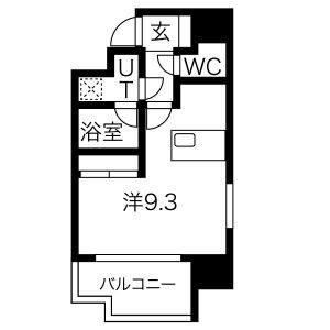 アバンティ大阪ドームシティの間取り