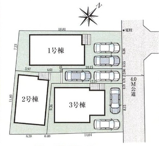 グラファーレ船橋市咲が丘２丁目２４期の区画図