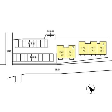 フォレスト　Aの区画図