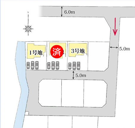 タマタウン野田／南区野田2丁目／3号棟の区画図