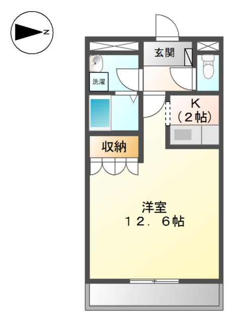CASA　COMODA（カーザコモダ）の間取り