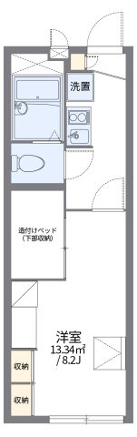 レオパレスＳＯＬＵＣＩＯＮ４の間取り