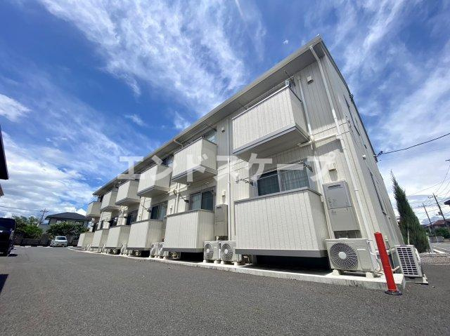 Ｄ-ｒｏｏｍ Ｆｉｏｒｅ”Ｓ”の外観パース|高崎、前橋エリアのお部屋探しはエンドスケープまで！お客様の理想お聞かせ下さい♪