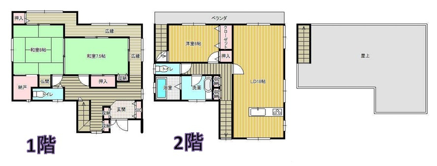 千葉市若葉区若松台3丁目の間取り