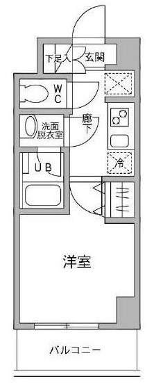 パークフラッツ横濱平沼橋の間取り