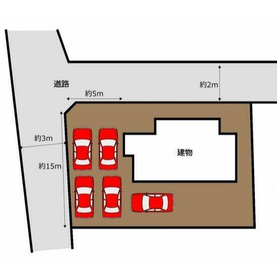 中古戸建　富士宮市羽鮒　土地382.09㎡ (115.58坪) 　の区画図