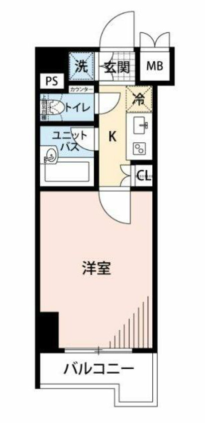 マイナビＳＴＡＹミライエ飯田橋ノースの間取り