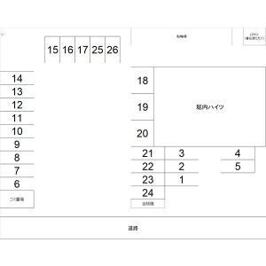 堀内ハイツの区画図