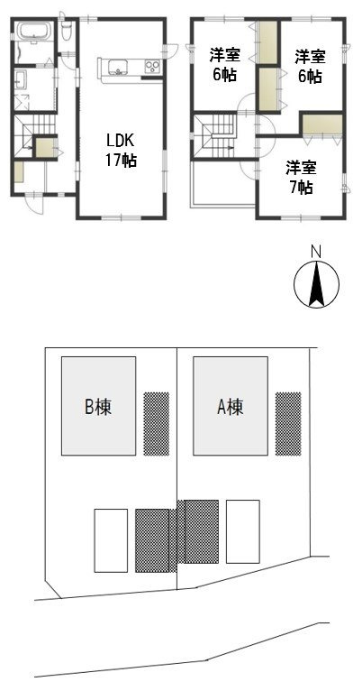 白石貸家（A） の間取り