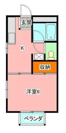 パストラルハウスC棟の間取り