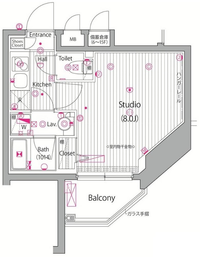 ガーラ・シティ渋谷南平台の間取り