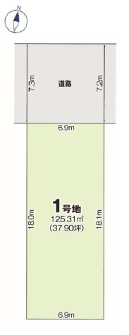 熱田区野立町3期　売地の土地図|区画図　※図面と現況が異なる場合は現況優先といたします。