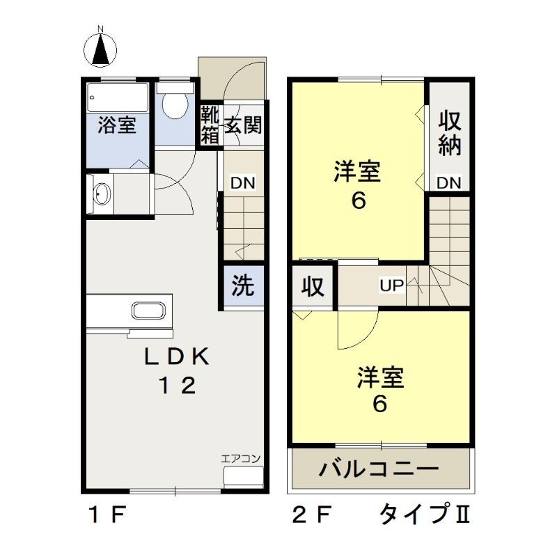 シンフォニア久米の間取り