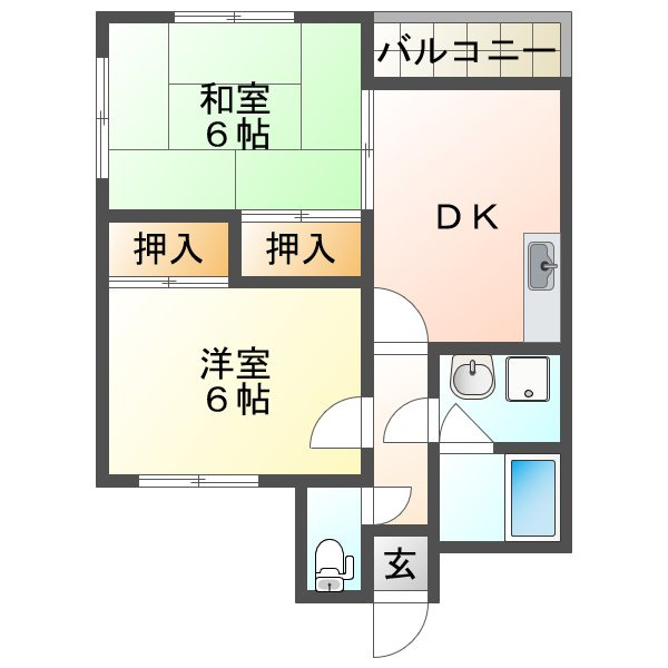 ピアッツァ本多聞の間取り
