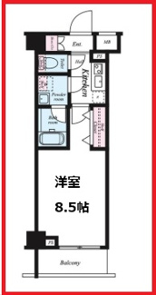 【間取り】 | アレスグーテ北千住