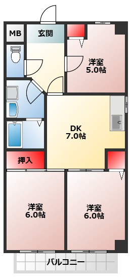 【間取り】 | サンコートウィング