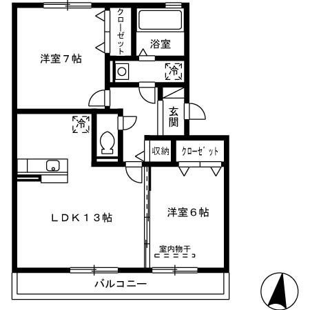 エスペラールの間取り