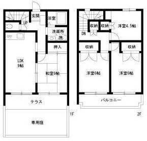 【間取り】 | テラス梅の木