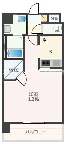 熊本市中央区南熊本１丁目の賃貸マンションの間取り