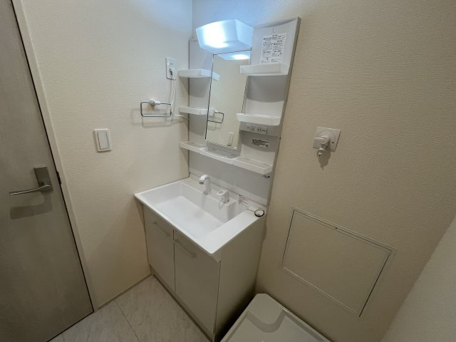 リーブルファイン春日部樋堀の独立洗面台|独立洗面台あり、毎朝おしゃれに忙しい女性の方におすすめです