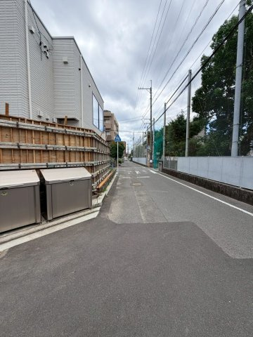 道後北代　2号地の前面道路含む現地写真