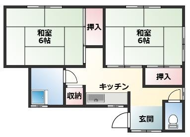 リシェス三浦の間取り