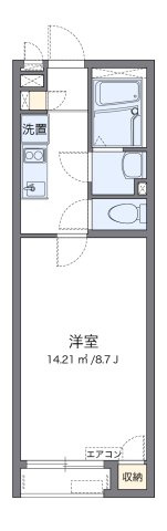 クレイノＰＯＰ花田の間取り|代表的な間取のため実際の間取とは異なる場合があります