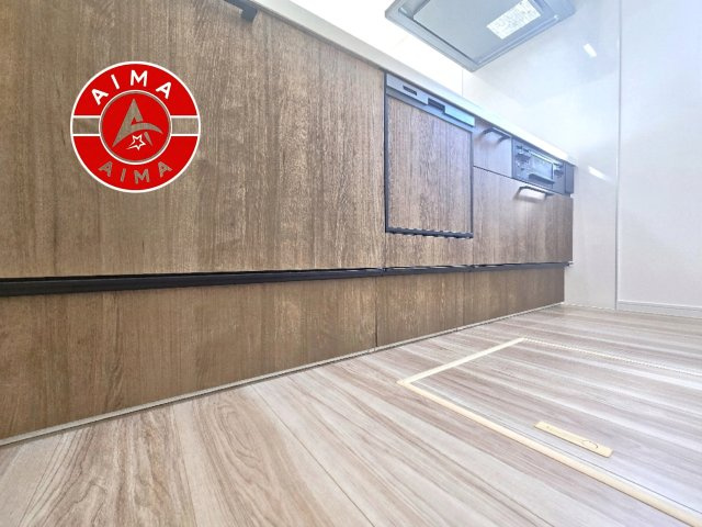 S・大野城市南ケ丘2丁目第3-2棟（2号棟）　の内観：施工例|ご家族を近くに感じられる対面キッチンのLDK。会話もはずみそうですね。