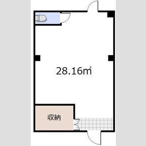 大阪市北区中津６丁目の店舗一部の間取り