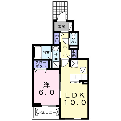 【間取り】 | ラナンキュラス | 間取図