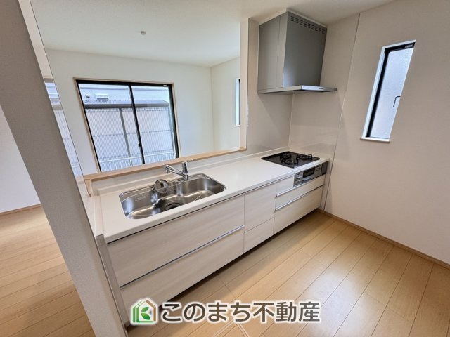 ハートフルタウン宇都宮市松原2丁目1825番のキッチン|人気の対面式キッチン☆料理をしながらご家族とコミュニケーションが取れます♪