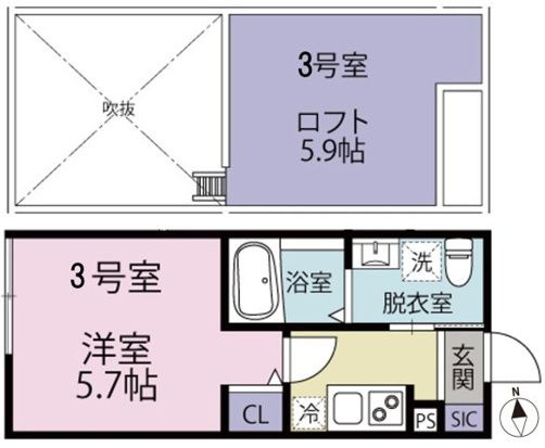 パークメゾン鷺沼の間取り