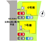 仲介手〇料不要　よかタウンBloom北区明徳町4期【川上小・北部中】の区画図