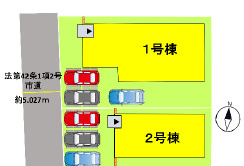 仲介手〇料不要　よかタウンBloomＨ北区楡木6丁目3期【楡木、楠小・楠中】の区画図