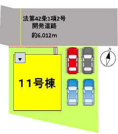 仲介手〇料不要　よかタウン北区植木町岩野5期【山東小・五霊中】の区画図