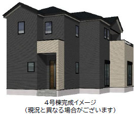 仲介手〇料不要　よかタウン北区鶴羽田町１期【北部東小・北部中】の外観パース|外観パースです