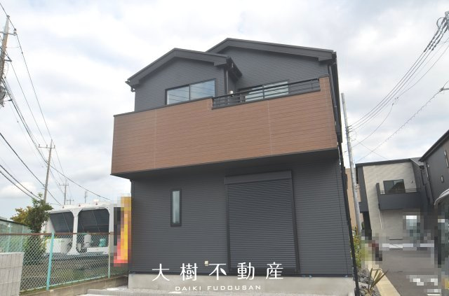 【外観】 | 座間市ひばりが丘5丁目　新築戸建て 全5棟【仲介手数料無料】 | 建物完成しました！！内見可能です♪