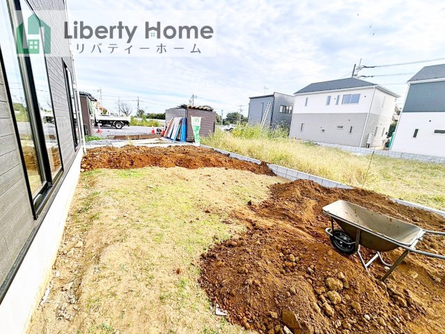 土浦市木田余西台第2　新築戸建　3号棟の庭