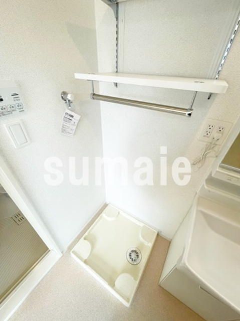メゾン　ド　ウィズの洗面所|洗濯機置き場です。