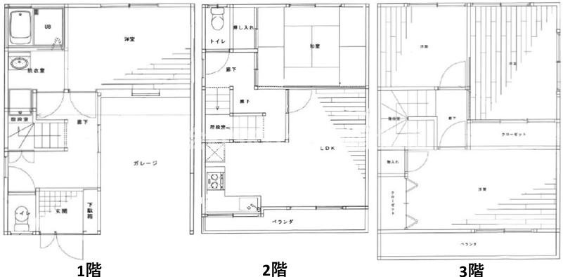 東鴻池町4丁目中古戸建の間取り|2026年6月にリフォーム完了済みで、室内大変キレイで、新品・未使用の状態で生活できます！