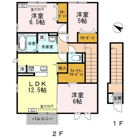 Ｄ－ｒｏｏｍ小矢部　C棟