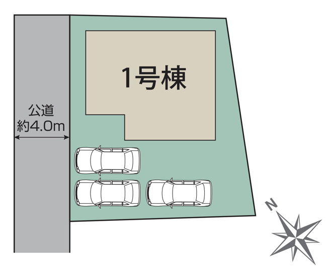 【区画図】 | 深谷市東方　ブルーミングガーデン　新築戸建　全1棟　1号棟