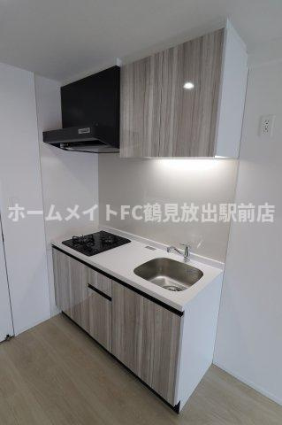 大阪市鶴見区放出東３丁目の賃貸マンションのキッチン