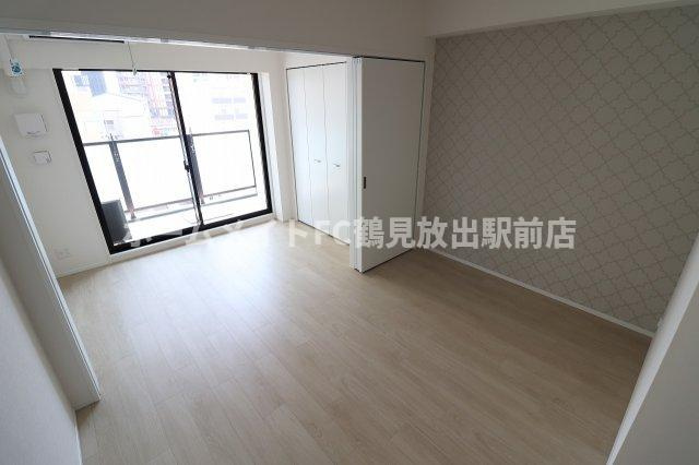 大阪市鶴見区放出東３丁目の賃貸マンションの居間・リビング