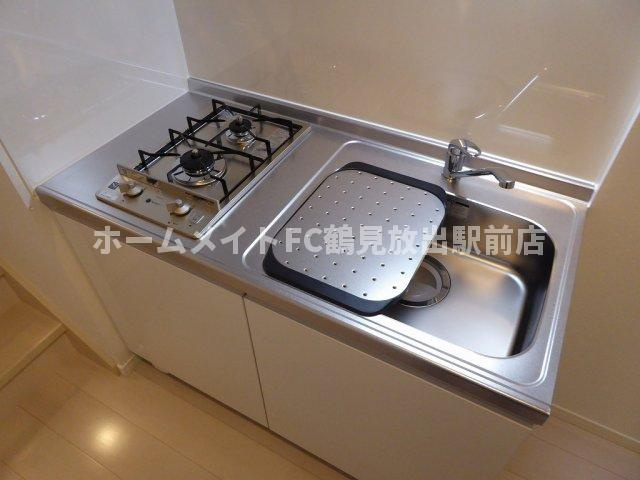 大阪市城東区新喜多東１丁目のハイツのキッチン