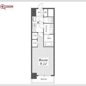 セイル淀屋橋の間取り